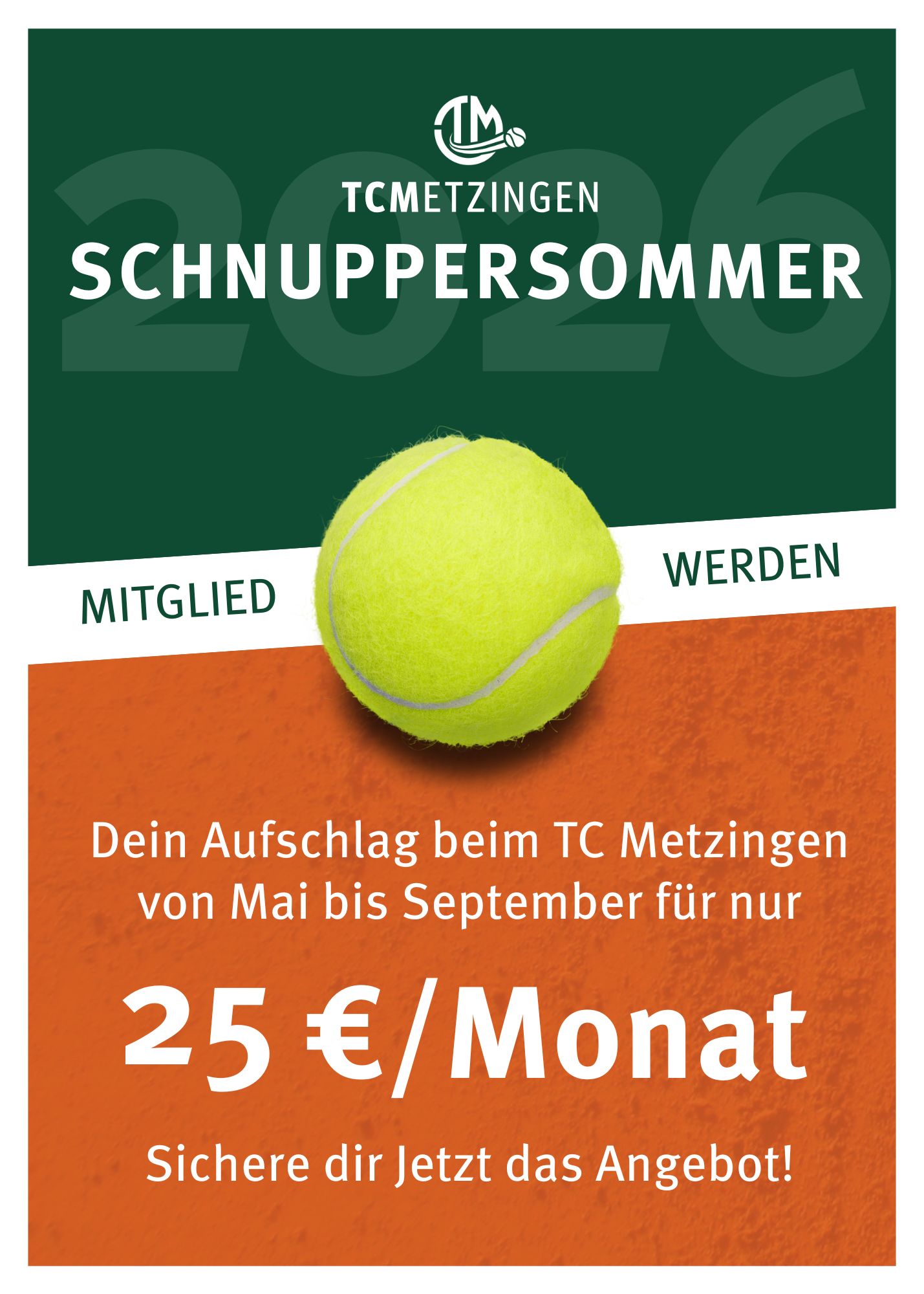 Flyer Schnupperangebot 2025 S1